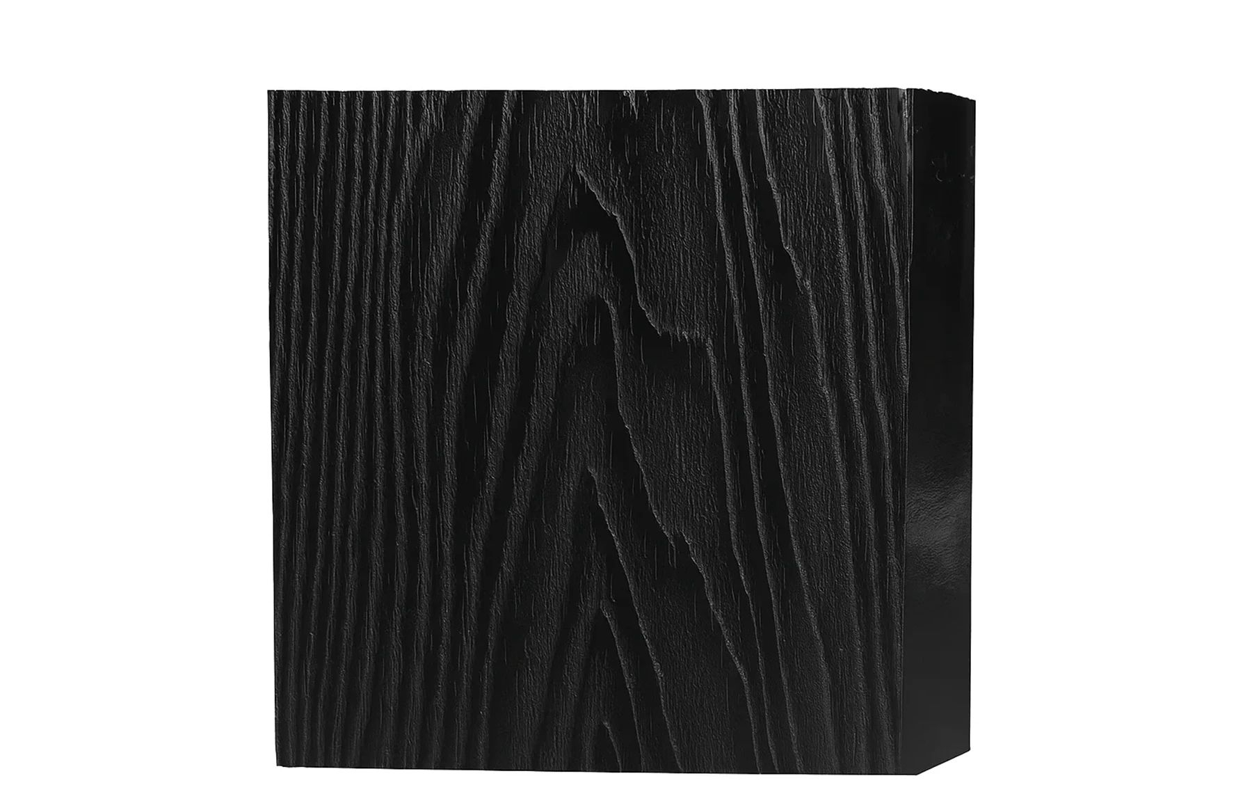 Placă gard WPC romb 3D, Negru, 120x4000mm