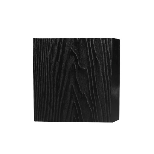 Placa gard WPC forma romb, 3D, culoare Negru, Dimensiune 120x4000mm, Grosime 20.5mm