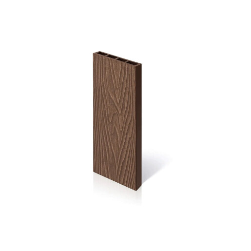 Placa gard WPC 3D Maro, Dimensiune 120x4000mm, Grosime 21mm