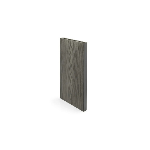 Placa gard tip scandura din WPC lemn compozit, 150x20.6mm, textura lemn gri