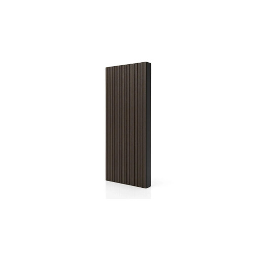Placa gard tip scandura din WPC lemn compozit, 150x20.6mm, textura periata gri