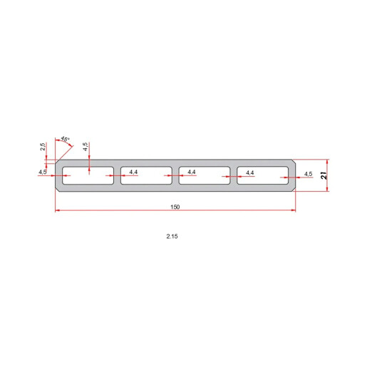 Placa gard WPC 3D ambele fete, Negru, Dimensiune: 150x4000mm, Grosime: 21mm
