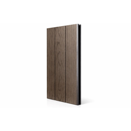 Placa gard WPC cu imbinare, maro, 20x150x4000mm