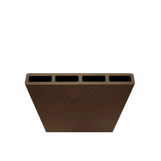 Placa gard tip scandura din WPC lemn compozit, 150x20.6mm, textura lemn maro