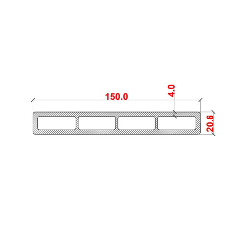 Placa gard tip scandura din WPC lemn compozit, 150x20.6mm, textura lemn bej