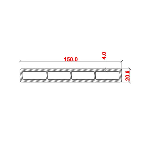 Placa gard tip scandura din WPC lemn compozit, 150x20.6mm, textura periata maro