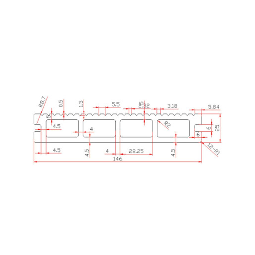 Placa deck terasa WPC 3D, tip pardoseala/dusumea WPC, 145x25 mm, maro linii periat 3800 mm