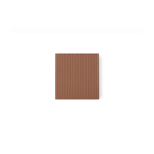 Placa Deck 3D Maro din WPC 145x24mm, L 3800mm, Structura cu Gol Rotund pentru Rezistenta Sporita.