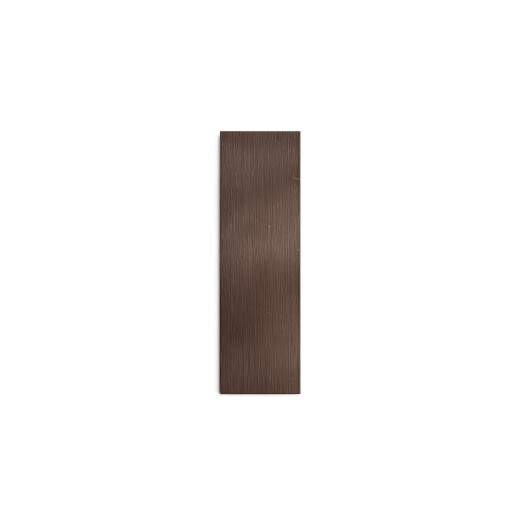 Placă Deck 3D cu 2 fete, din WPC 148x23mm, L 3800mm, Structura cu Gol Rotund pentru Rezistenta Sporita, o fata maro, o fata gri deschis