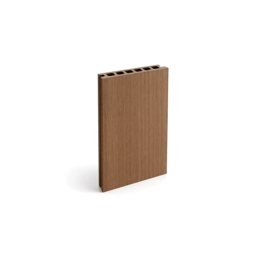 Placa deck terasa WPC PREMIUM, tip pardoseala/dusumea WPC, placa co extrudata, 145x22mm, maro lemn, model No Gap 3800 mm