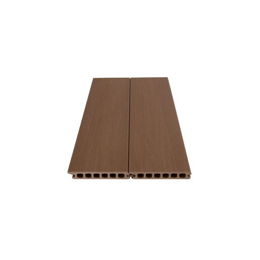 Placa deck terasa WPC PREMIUM, tip pardoseala/dusumea WPC, placa co extrudata, 145x22mm, maro lemn, model No Gap 3800 mm