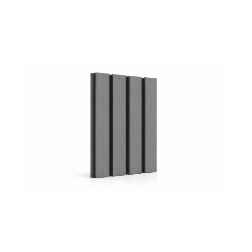 Riflaj WPC canelat negru, Dimensiune: 219x26mm, Lungime 3600mm