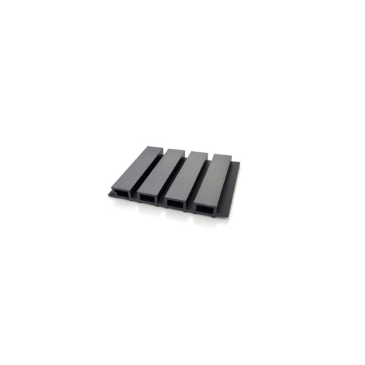 Riflaj WPC canelat negru, Dimensiune: 219x26mm, Lungime 3600mm