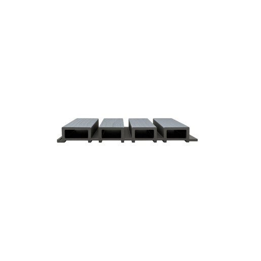Riflaj WPC canelat negru, Dimensiune: 219x26mm, Lungime 3600mm