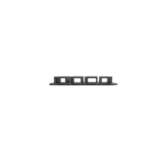 Riflaj WPC canelat negru, Dimensiune: 219x26mm, Lungime 3600mm