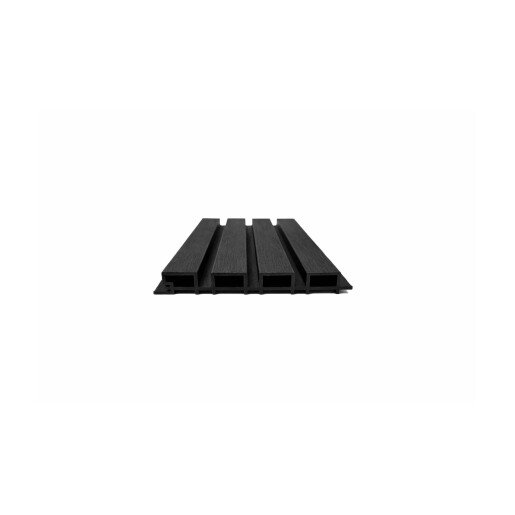 Riflaj WPC coextrudat canelat negru, Dimensiune: 220x26mm, Lungime: 3600mm
