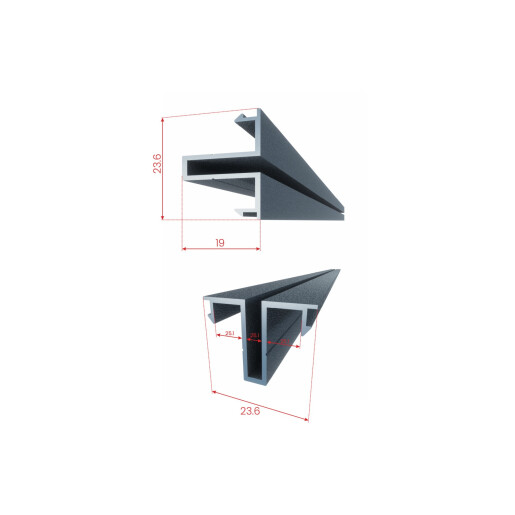 Poarta culisanta glisanta metalica din aluminiu, prefabricata, model Poseidon