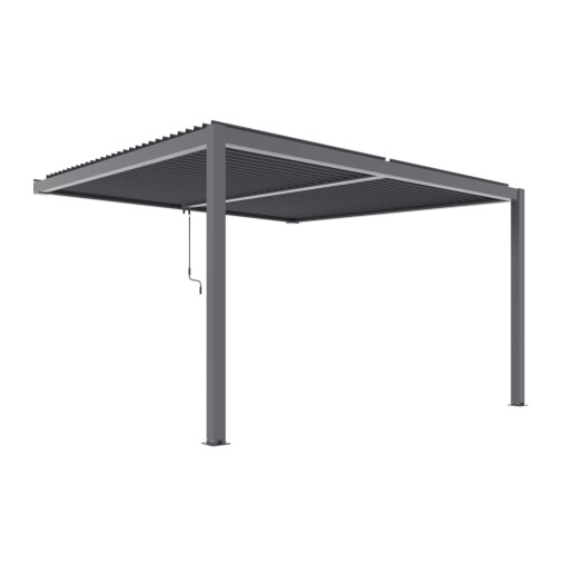 Pergola X Bioclimatica, Pavilion cu prindere pe casa, Premium, Aluminiu