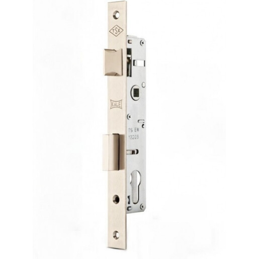 Kit broasca poarta pietonala pentru profil 40x40 mm maner Maro