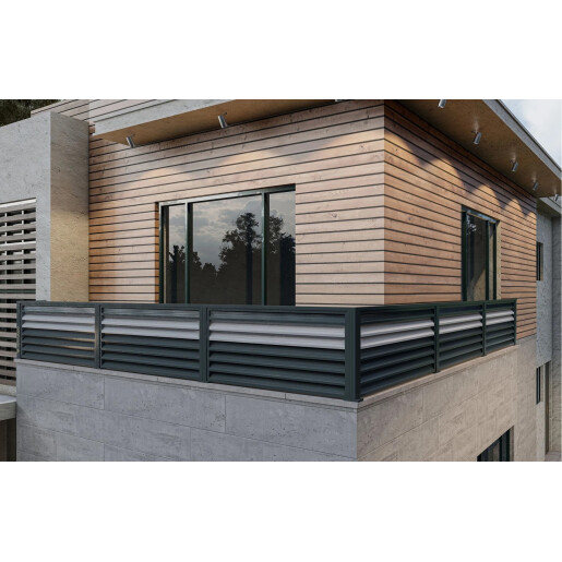 Balustrada jaluzea Aluminiu