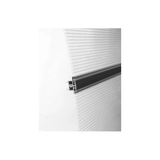 Copertina ranforsata Daisy 1050x1200 mm, gri antracit, policarbonat fumuriu