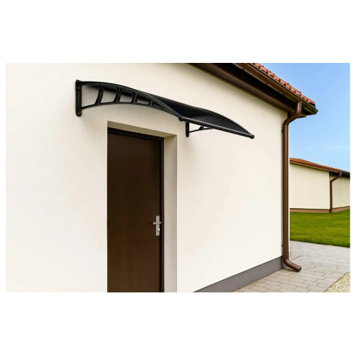 Copertina metalica cu plastic rigid - Culoare policarbonat / transparent - 1050mm