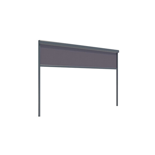 Plasa Umbrire Anti-UV pentru Pergola, 3000x2500mm, Dimensiune 2770x2288mm, Cadru Gri RAL 7016