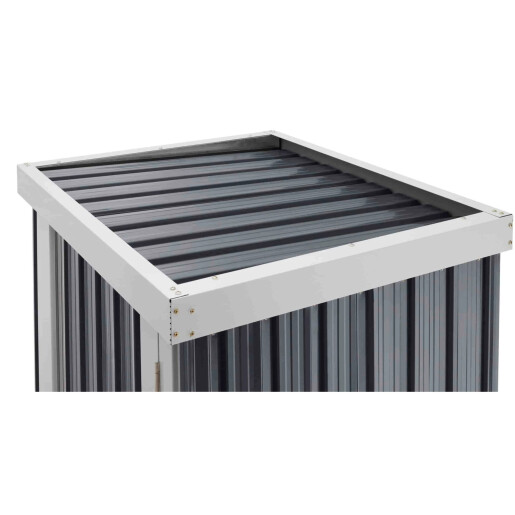 Magazie dulap depozitare gradina GoodBox Small, casuta depozitare unelte, Basic, Otel zincat