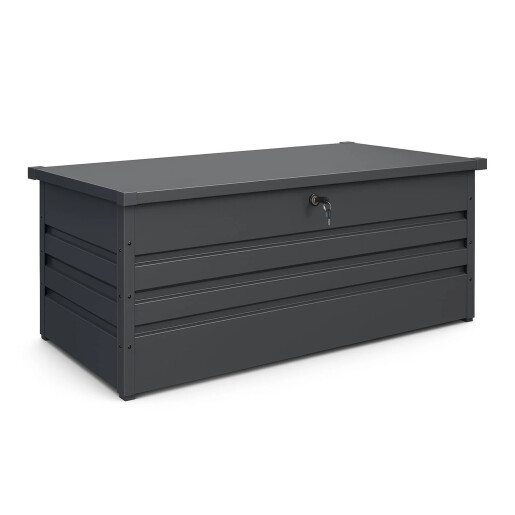 Cufar depozitare gradina SuperiorChest 400 litri, lada depozitare unelte, Basic, otel zincat
