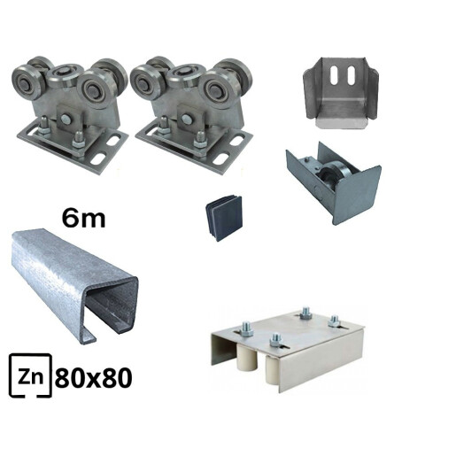 Kit Poarta Autoportanta D6, 9m sina, greutate sustinuta 600kg