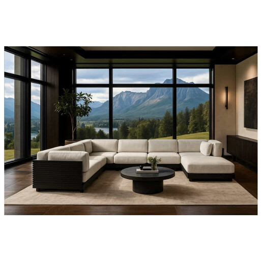 Set mobilier premium din aluminiu, pentru terasa/gradina/balcon, model Kyoto EPSILON