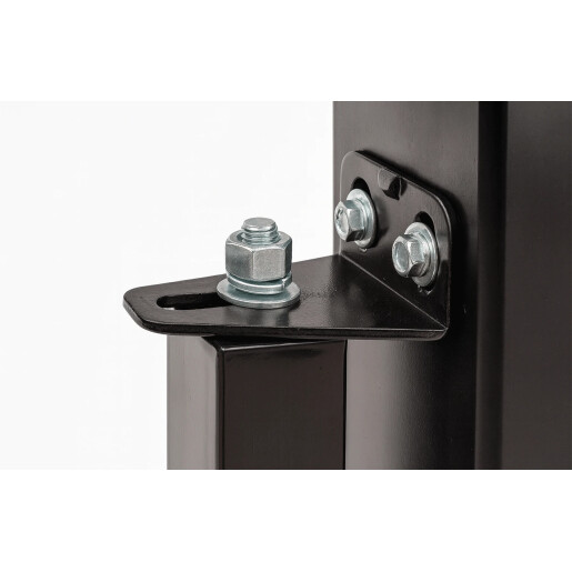 Poarta auto batanta aluminiu 3000x1800 mm, model Light Wave, negru