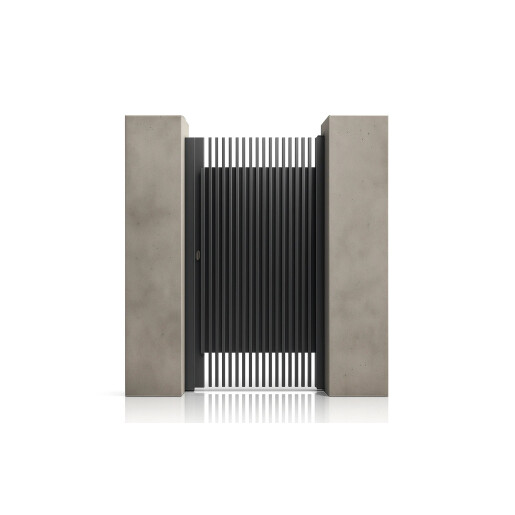 Poarta pietonala aluminiu 1000x2000 mm, model Supernova, gri antracit