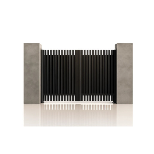 Poarta auto batanta aluminiu 3000x2000 mm, model Supernova, gri antracit