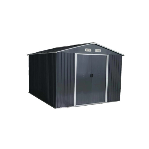 Magazie tip casuta depozitare gradina EasyBox Large 9m2, casuta depozitare unelte, Basic, Otel zincat