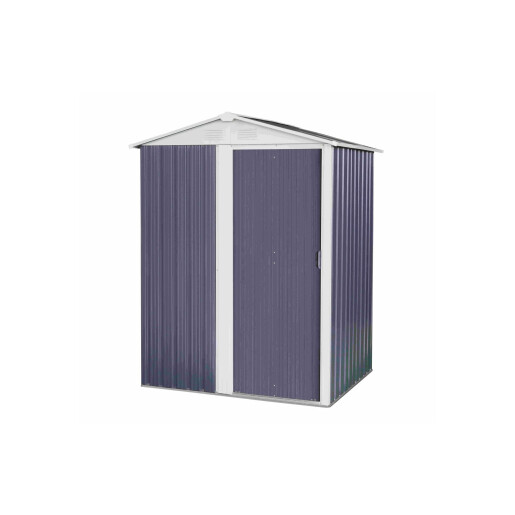 Magazie tip casuta depozitare gradina EasyBox Small 2m2, casuta depozitare unelte, Basic, Otel zincat