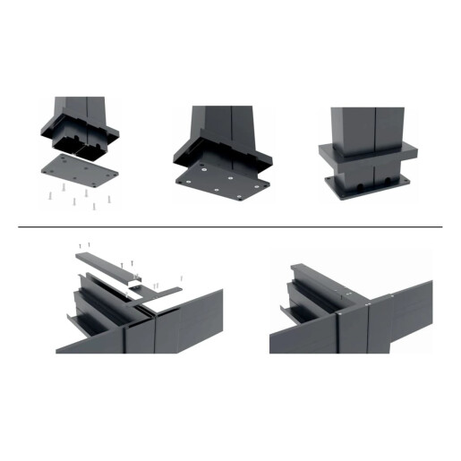 Kit Prelungire pentru Pergola X, Lungime 4000mm - Extindere Modulara