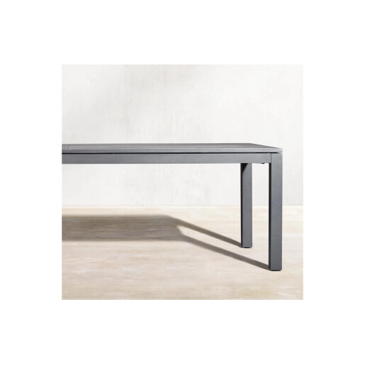 Set masa dining cu 6 scaune, premium, din aluminiu, pentru terasa/gradina/balcon, model Bari