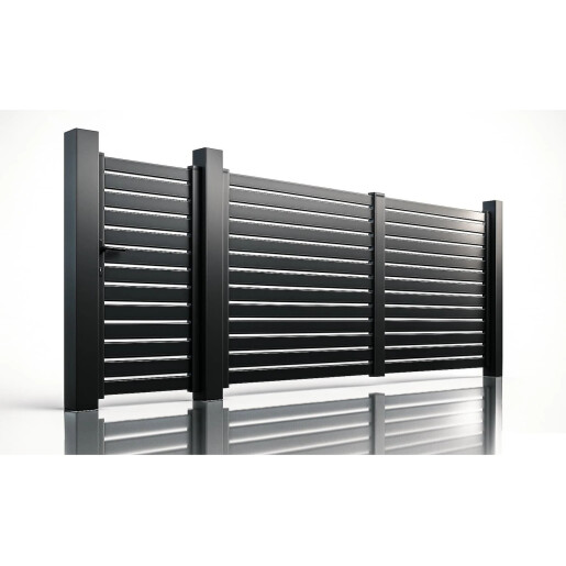 Set porti aluminiu 900x1800 + 3000x1800 mm, model Taurus, gri antracit