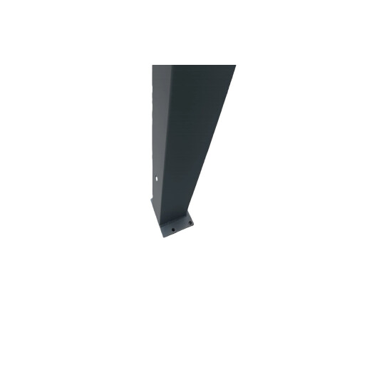 Stalp aluminiu 100x80x2200 mm, gri antracit