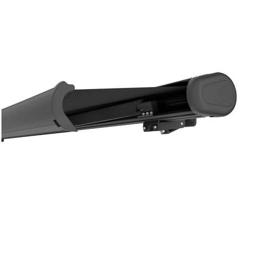 Marchiza retractabila premium 3x2,5 m, actionare manuala, aluminiu, gri antracit