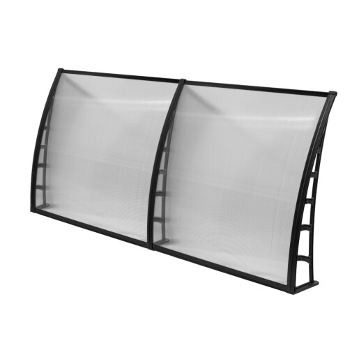 Copertina metalica cu plastic rigid - Culoare policarbonat / transparent - 1050mm