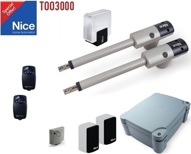 Automatizare Porti Batante 2x3m Nice Too3000 Kit Eautomat