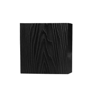 Placa gard WPC forma romb, 3D, culoare Negru, Dimensiune 120x4000mm, Grosime 20.5mm