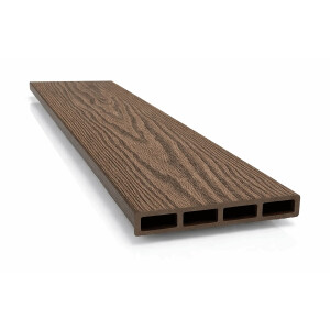 Placa gard WPC 3D ambele fete, Maro, Dimensiune: 150x4000mm, Grosime: 21mm