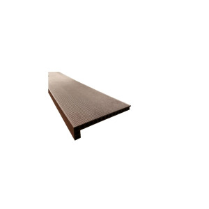 Treapta Decking 3D WPC, dimensiune 300 x 60 x 24 mm, culoare maro