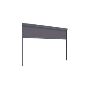 Plasa Umbrire Anti-UV pentru Pergola, 3000x2500mm, Dimensiune 2770x2288mm, Cadru Gri RAL 7016