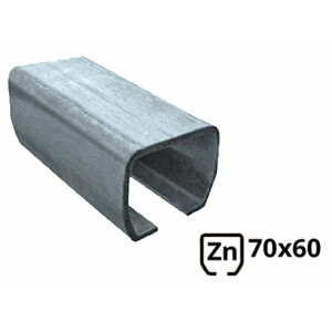 Sina pentru poarta autoportanta 70x60 zincata - 6m