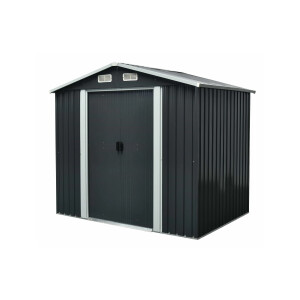 Magazie tip casuta depozitare gradina EasyBox 4m2, casuta depozitare unelte, Basic, Otel zincat