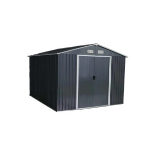 Magazie tip casuta depozitare gradina EasyBox Large 9m2, casuta depozitare unelte, Basic, Otel zincat